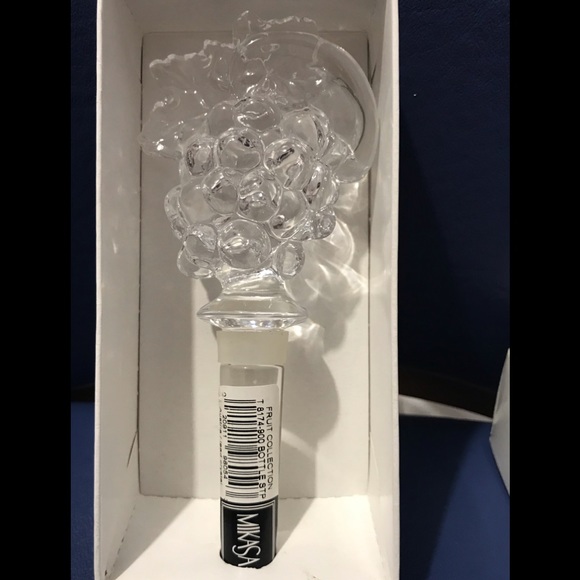Mikasa Dining Mikasa Fruit Collection Crystal Bottle Stopper Poshmark